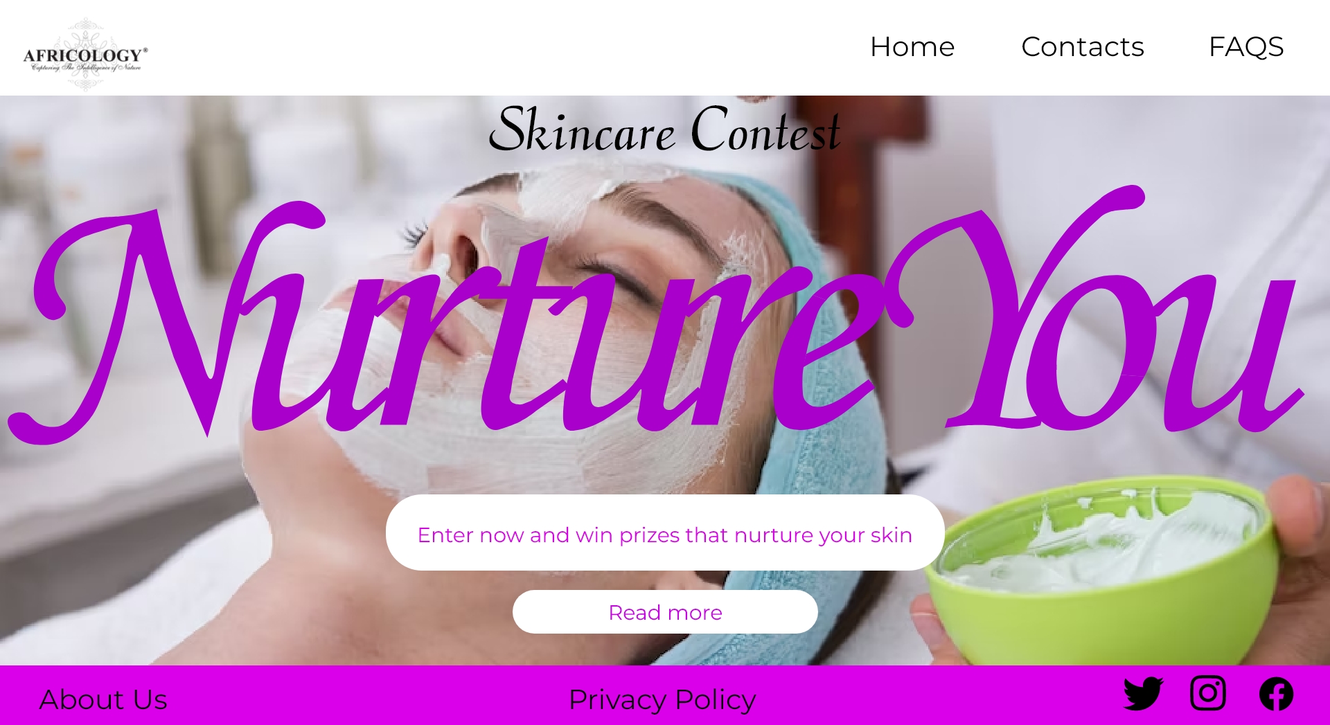 Africology landing page picture